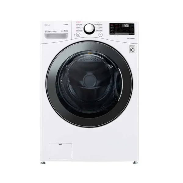 Lavadora LG carga frontal 22kg blanca WM22WV26R