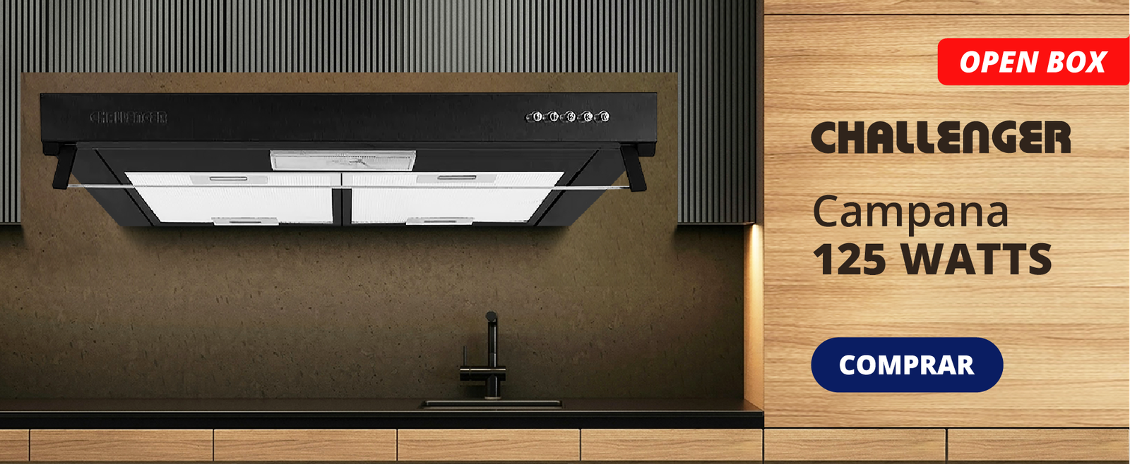 Campana Challenger 125 watts. Productos baratos en Quito