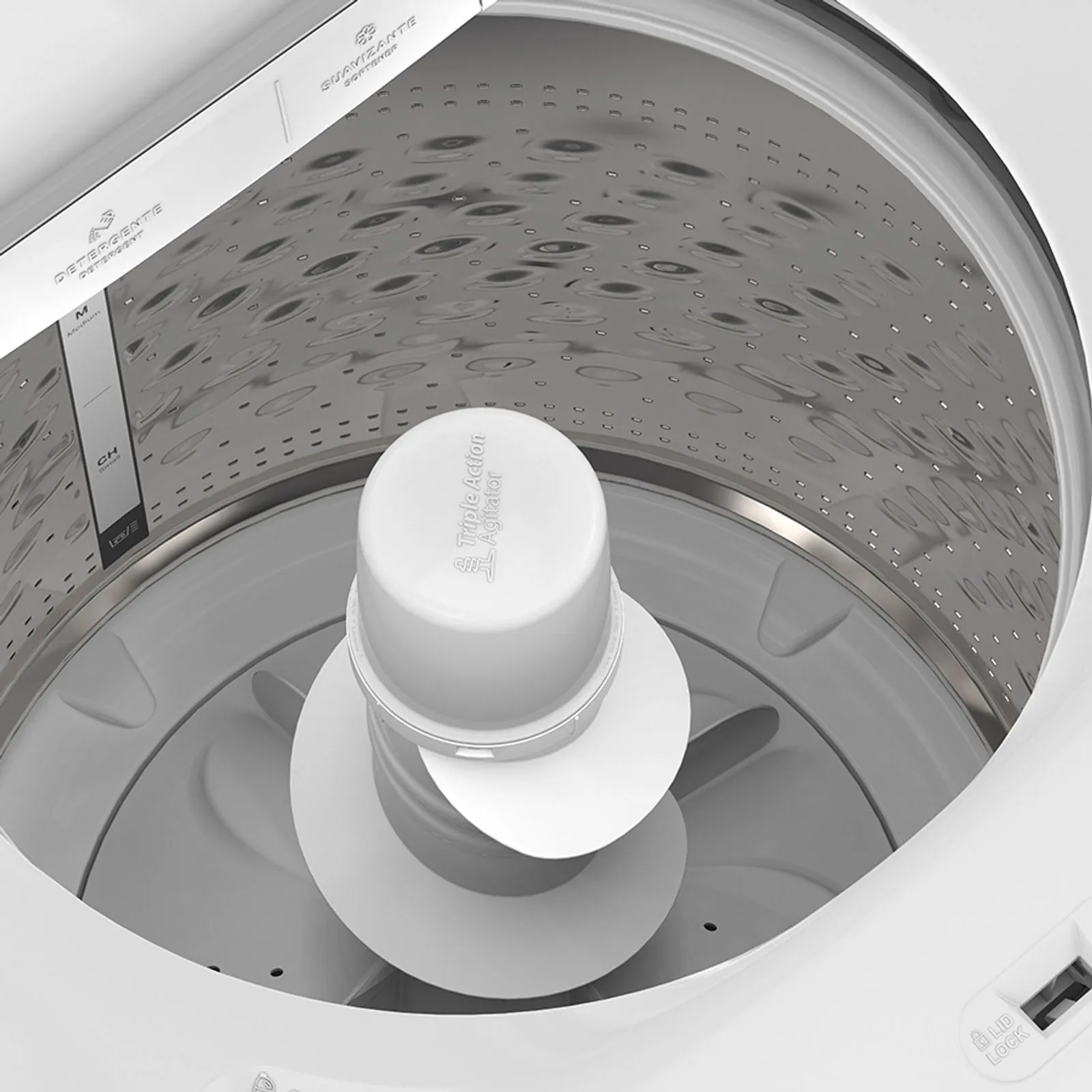 Lavadora Whirlpool Carga Superior 19kg Xpert System Blanca Agitador - Imagen 6