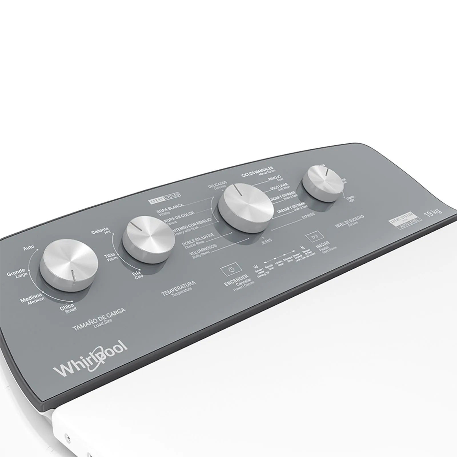 Lavadora Whirlpool Carga Superior 19kg Xpert System Blanca Agitador - Imagen 5