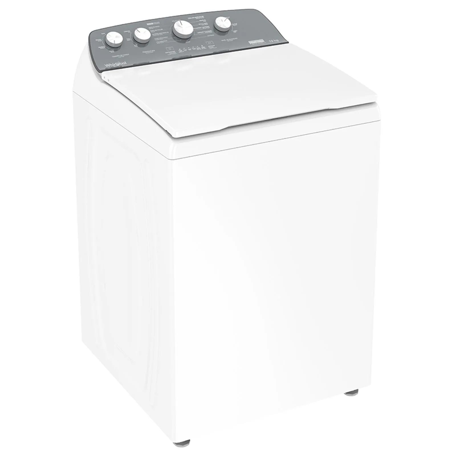 Lavadora Whirlpool Carga Superior 19kg Xpert System Blanca Agitador - Imagen 2