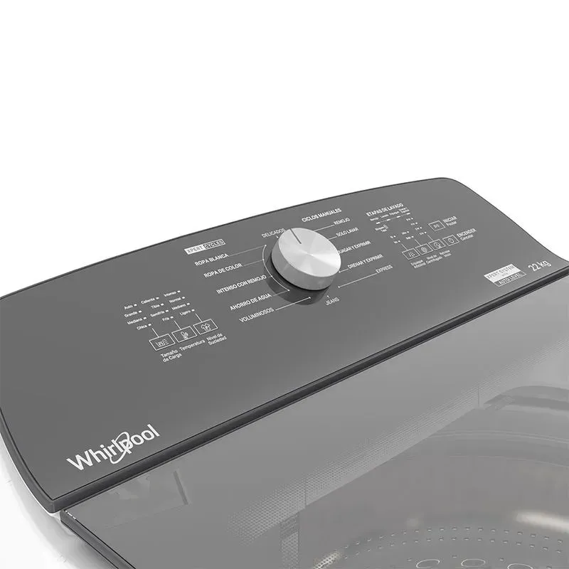 LAVADORA WHIRLPOOL BLANCA 48LBS EXPERT SYSTEM - Imagen 3