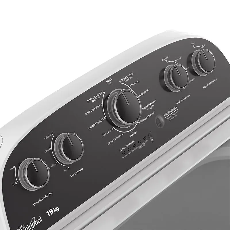 LAVADORA WHIRLPOOL BLANCA 19KG XPERT SYSTEM - Imagen 2