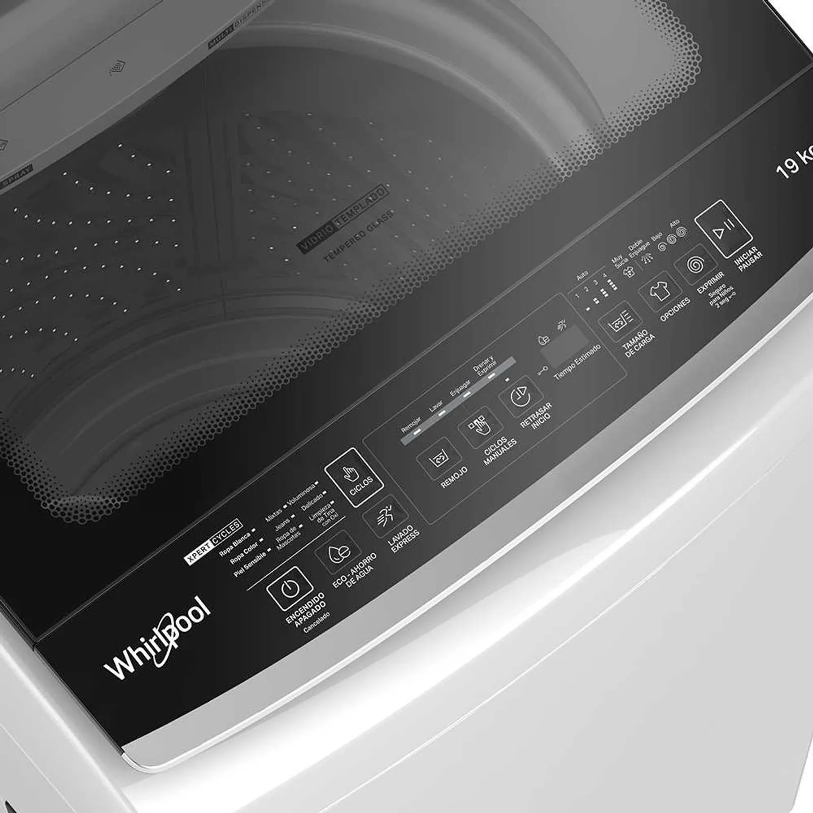 LAVADORA WHIRLPOOL BLANCO 19KG SMART ACTION - Imagen 2
