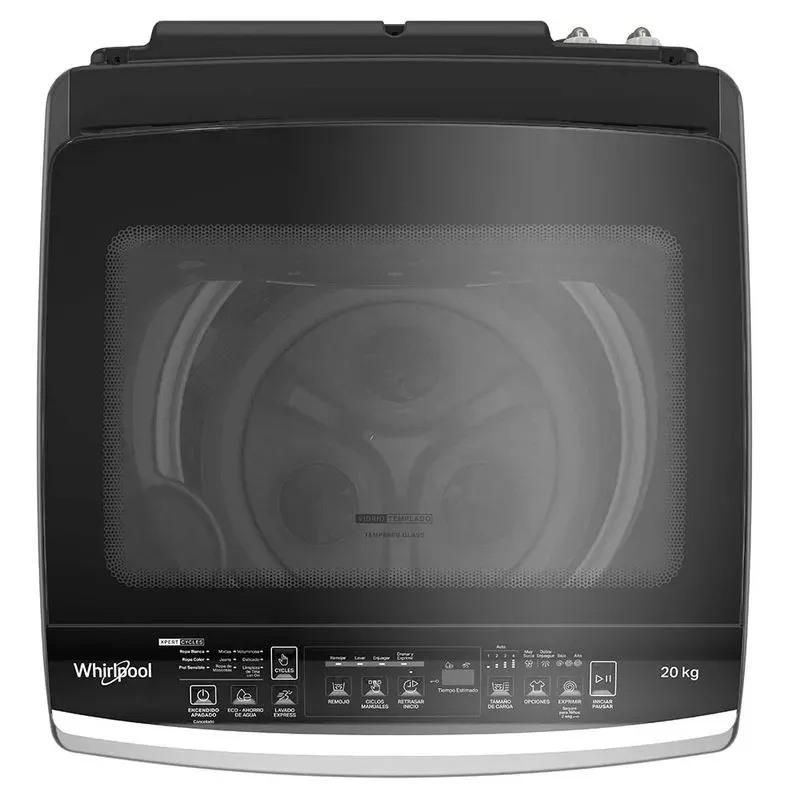 LAVADORA WHIRLPOOL GRIS 20KG SMART ACTION - Imagen 2