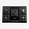 Encimera a Gas Challenger  90 cm 5 Quemadores Color Negro