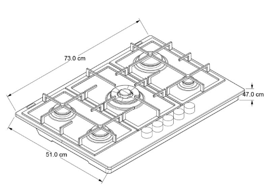 ENCIMERA A GAS WHIRLPOOL 5Q - Imagen 4