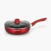 Sartén Infinito II con Tapa Inducción ROJO 28cm Warenhaus