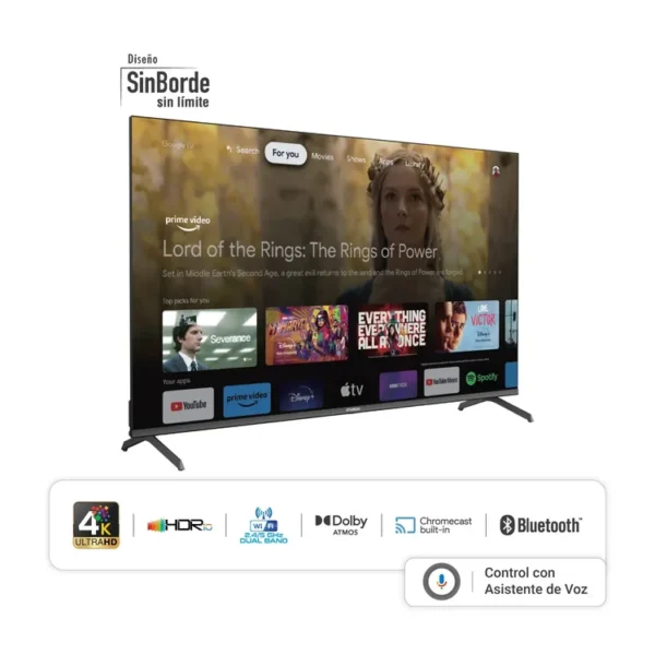TELEVISOR HYUNDAI GOOGLE 75" 4K - Imagen 3
