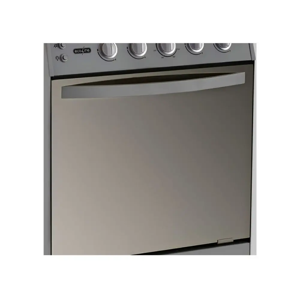 COCINA A GAS ECOLINE 24″ ALBA PLUS 4 HORNILLAS – GRILL – INOX - Imagen 2