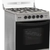 COCINA A GAS ECOLINE 24″ BIANCA 4 HORNILLAS – SILVER