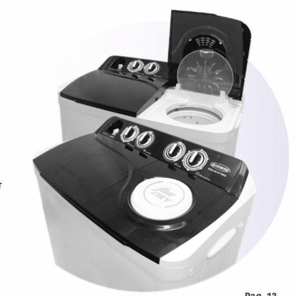LAVADORA CONTINENTAL DOBLE TINA 11KG