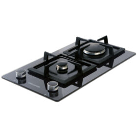 Encimera Empotrable Challenger 2 Quemadores Vidrio Templado