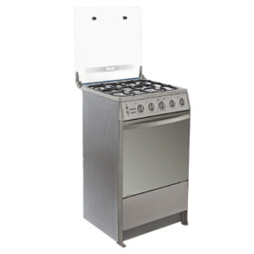 COCINA A GAS ECOLINE 21″ AMALIA 4 HORNILLAS – SILVER